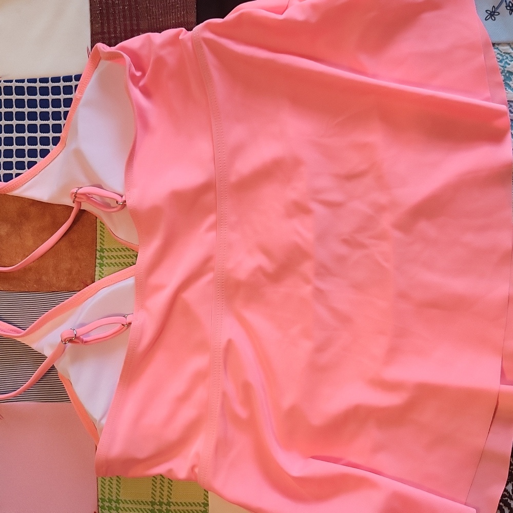 Pink Ruffled Tankini Set - Picture 4 of 4